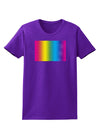 CMY Graphic Rainbow Womens Dark T-Shirt-TooLoud-Purple-X-Small-Davson Sales