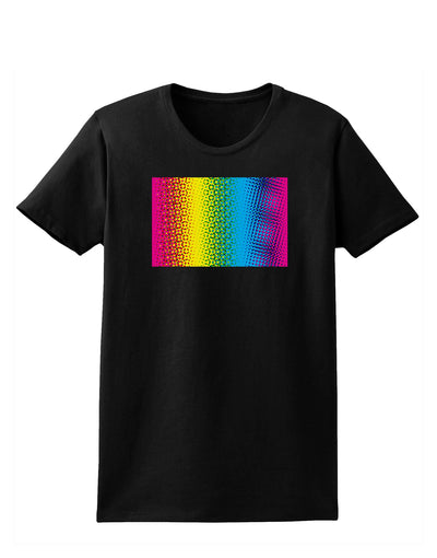 CMY Graphic Rainbow Womens Dark T-Shirt-TooLoud-Black-X-Small-Davson Sales