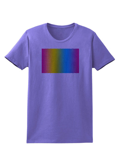 CMY Graphic Rainbow Womens T-Shirt-Womens T-Shirt-TooLoud-Violet-X-Small-Davson Sales