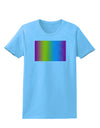 CMY Graphic Rainbow Womens T-Shirt-Womens T-Shirt-TooLoud-Aquatic-Blue-X-Small-Davson Sales