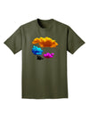 CMYK Clouds Adult Dark T-Shirt-Mens T-Shirt-TooLoud-Military-Green-Small-Davson Sales