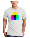 CMYK Color Model Adult V-Neck T-shirt by TooLoud-Mens V-Neck T-Shirt-TooLoud-White-Small-Davson Sales