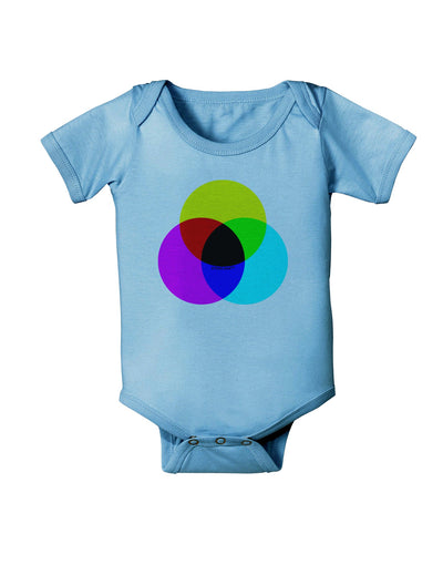 CMYK Color Model Baby Romper Bodysuit by TooLoud-Baby Romper-TooLoud-LightBlue-06-Months-Davson Sales