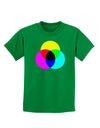 CMYK Color Model Childrens Dark T-Shirt by TooLoud-Childrens T-Shirt-TooLoud-Kelly-Green-X-Small-Davson Sales