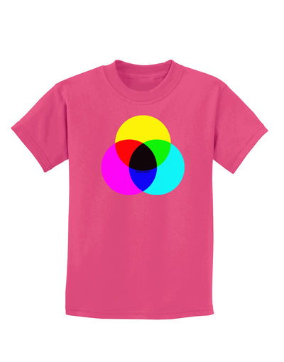 CMYK Color Model Childrens Dark T-Shirt by TooLoud-Childrens T-Shirt-TooLoud-Sangria-X-Small-Davson Sales