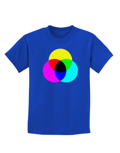 CMYK Color Model Childrens Dark T-Shirt by TooLoud-Childrens T-Shirt-TooLoud-Royal-Blue-X-Small-Davson Sales