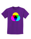 CMYK Color Model Childrens Dark T-Shirt by TooLoud-Childrens T-Shirt-TooLoud-Purple-X-Small-Davson Sales