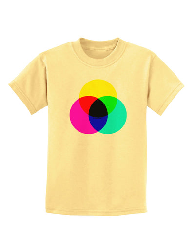 CMYK Color Model Childrens T-Shirt by TooLoud-Childrens T-Shirt-TooLoud-Daffodil-Yellow-X-Small-Davson Sales