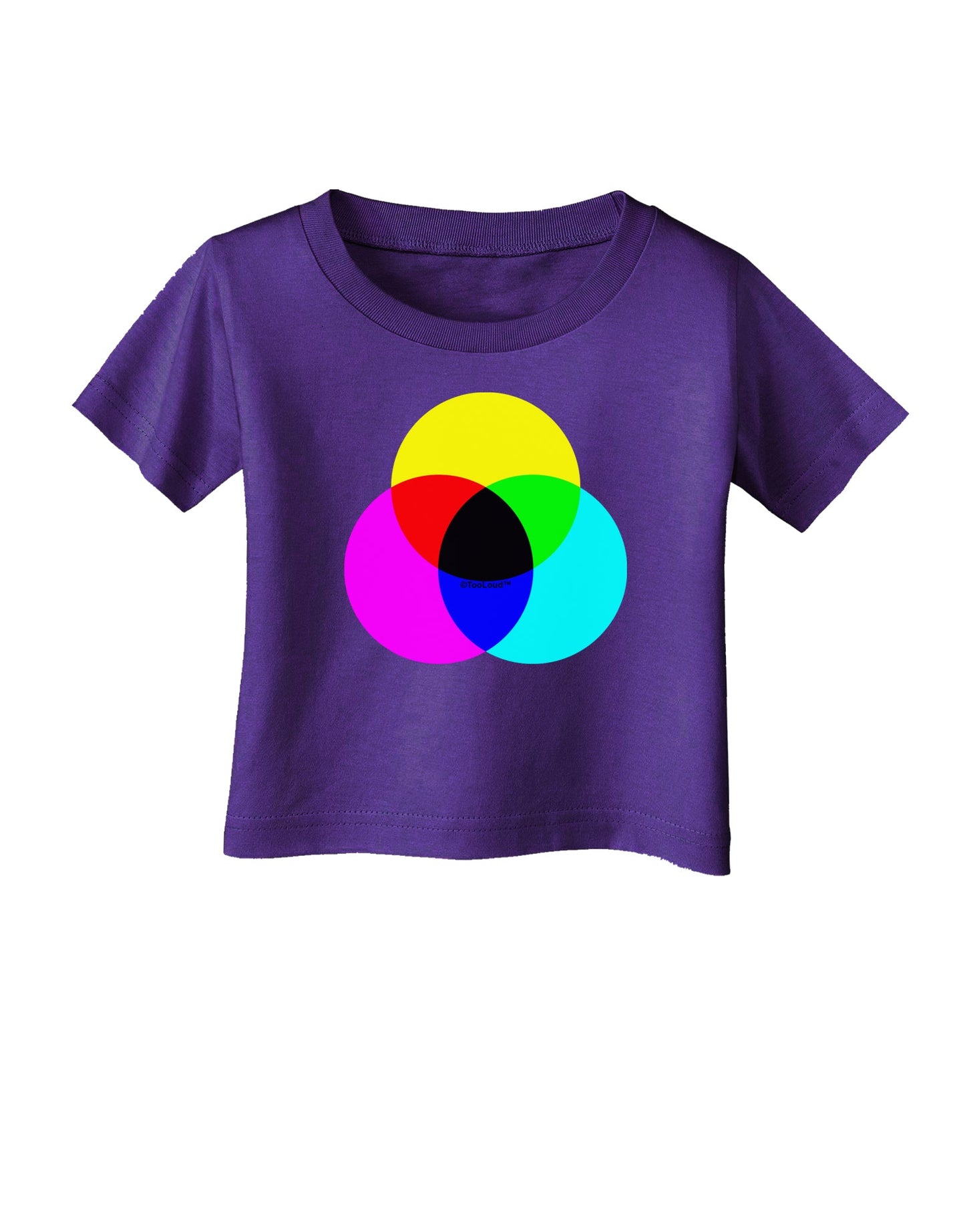 CMYK Color Model Infant T-Shirt Dark by TooLoud-Infant T-Shirt-TooLoud-Purple-06-Months-Davson Sales