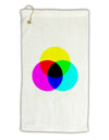 CMYK Color Model Micro Terry Gromet Golf Towel 16 x 25 inch by TooLoud-Golf Towel-TooLoud-White-Davson Sales