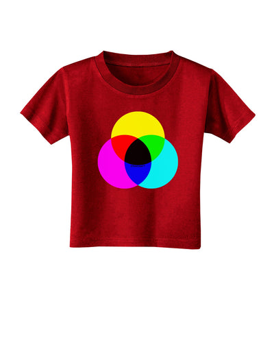 CMYK Color Model Toddler T-Shirt Dark by TooLoud-Toddler T-Shirt-TooLoud-Red-2T-Davson Sales