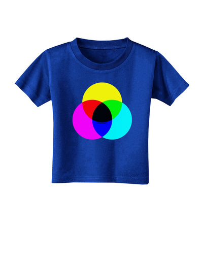 CMYK Color Model Toddler T-Shirt Dark by TooLoud-Toddler T-Shirt-TooLoud-Royal-Blue-2T-Davson Sales