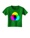 CMYK Color Model Toddler T-Shirt Dark by TooLoud-Toddler T-Shirt-TooLoud-Clover-Green-2T-Davson Sales