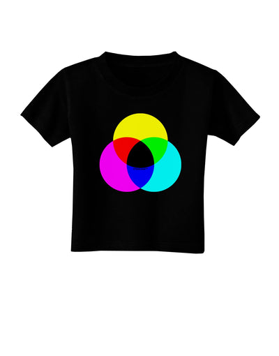 CMYK Color Model Toddler T-Shirt Dark by TooLoud-Toddler T-Shirt-TooLoud-Black-2T-Davson Sales