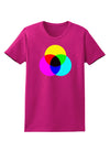 CMYK Color Model Womens Dark T-Shirt by TooLoud-Womens T-Shirt-TooLoud-Hot-Pink-Small-Davson Sales