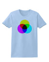 CMYK Color Model Womens T-Shirt by TooLoud-Womens T-Shirt-TooLoud-Light-Blue-X-Small-Davson Sales