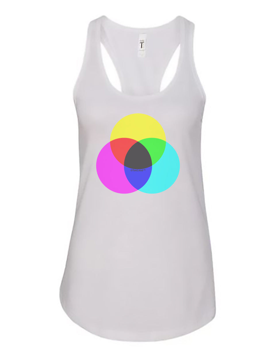CMYK Color Model Womens Petite Tank Top by TooLoud