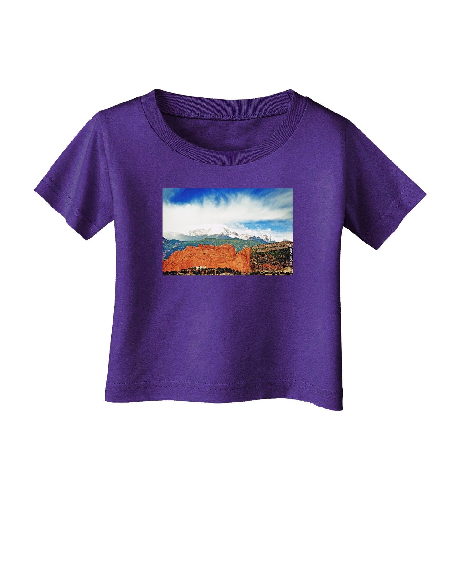 CO Beautiful View Infant T-Shirt Dark-Infant T-Shirt-TooLoud-Purple-06-Months-Davson Sales