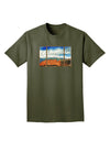 CO Beautiful View Text Adult Dark T-Shirt-Mens T-Shirt-TooLoud-Military-Green-Small-Davson Sales