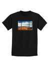 CO Beautiful View Text Childrens Dark T-Shirt-Childrens T-Shirt-TooLoud-Black-X-Small-Davson Sales