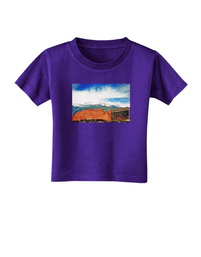 CO Beautiful View Toddler T-Shirt Dark-Toddler T-Shirt-TooLoud-Purple-2T-Davson Sales