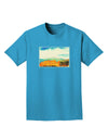CO Beautiful View Watercolor Adult Dark T-Shirt-Mens T-Shirt-TooLoud-Turquoise-Small-Davson Sales