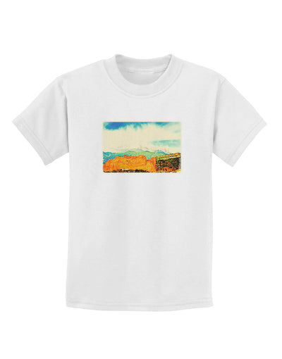 CO Beautiful View Watercolor Childrens T-Shirt-Childrens T-Shirt-TooLoud-White-X-Small-Davson Sales