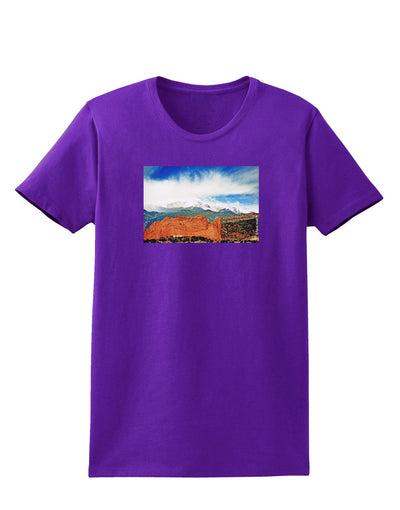 CO Beautiful View Womens Dark T-Shirt-Womens T-Shirt-TooLoud-Purple-X-Small-Davson Sales