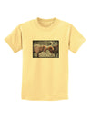 CO Bighorn Head Butt Desaturated Childrens T-Shirt-Childrens T-Shirt-TooLoud-Daffodil-Yellow-X-Small-Davson Sales