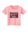 CO Bighorn Head Butt Desaturated Toddler T-Shirt-Toddler T-Shirt-TooLoud-Candy-Pink-2T-Davson Sales