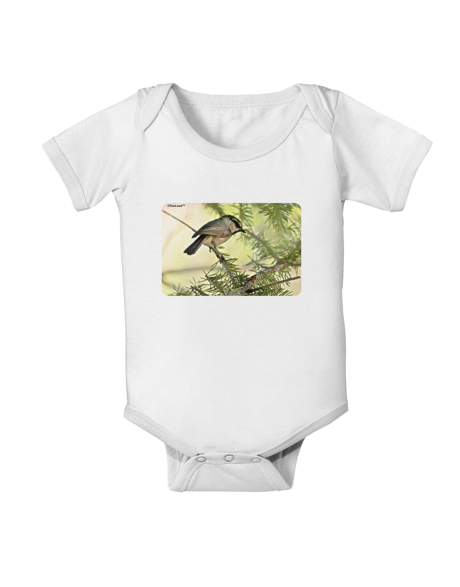 CO Chickadee Baby Romper Bodysuit-Baby Romper-TooLoud-White-06-Months-Davson Sales