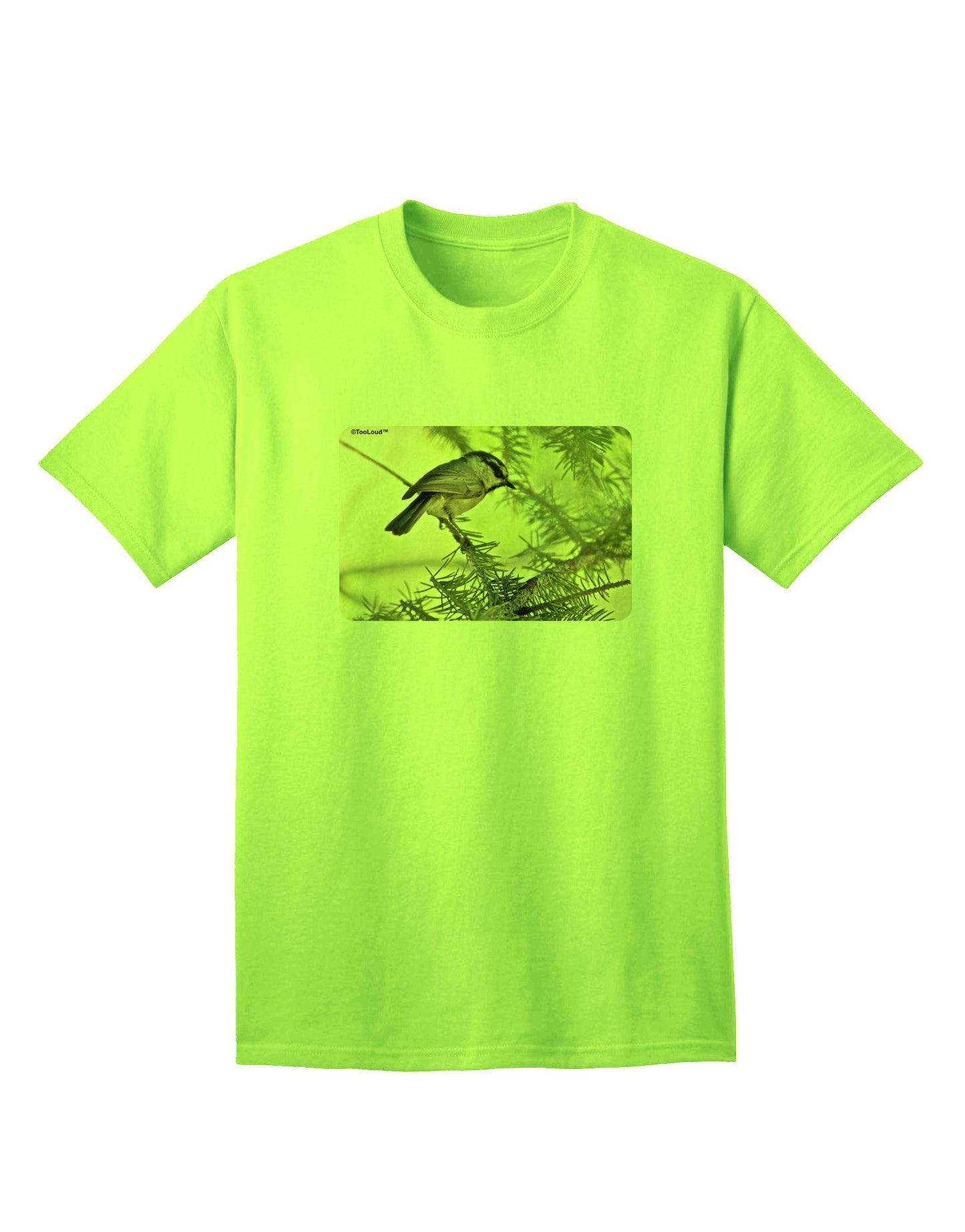 CO Chickadee Premium Adult T-Shirt Collection-Mens T-shirts-TooLoud-Neon-Green-Small-Davson Sales