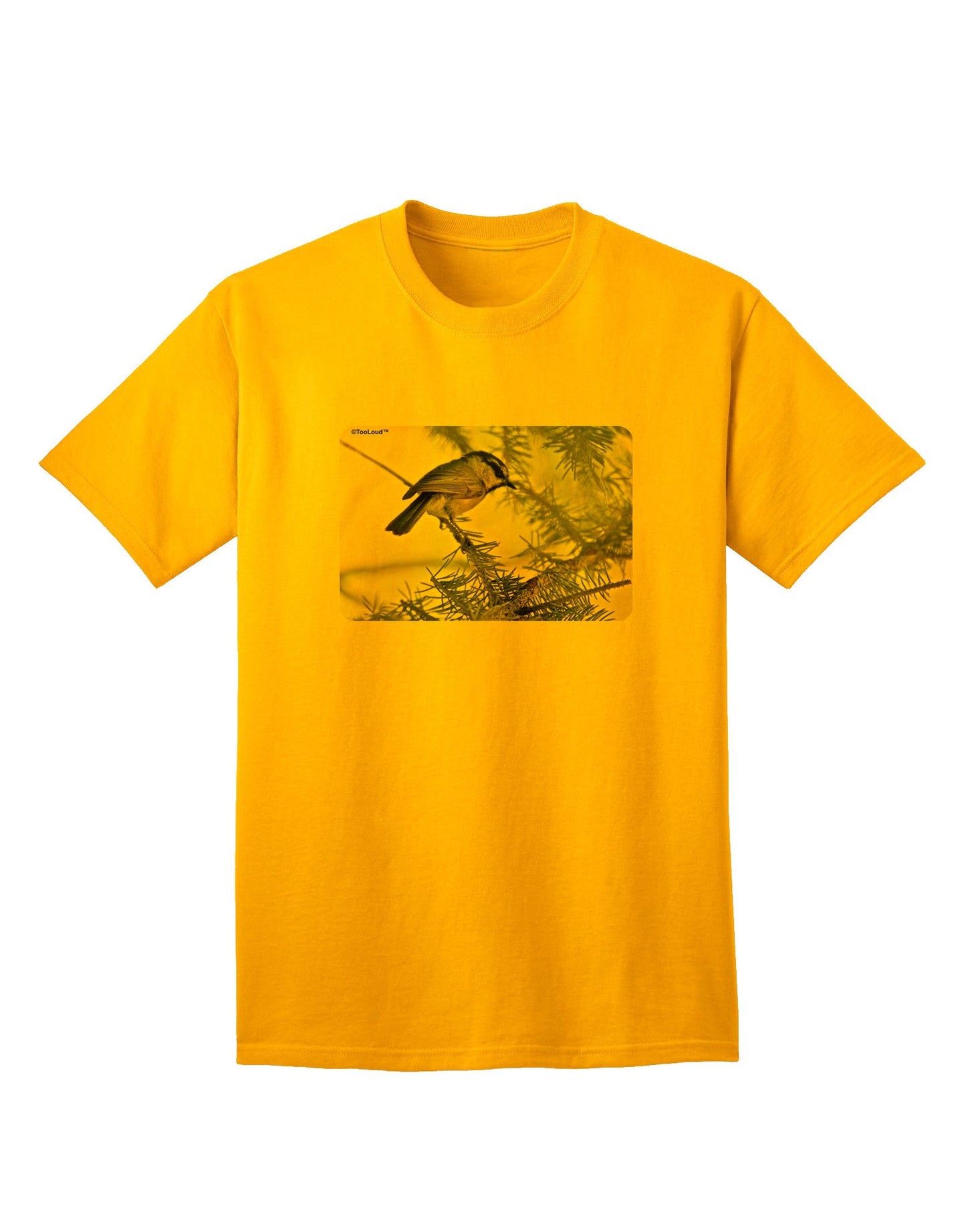 CO Chickadee Premium Adult T-Shirt Collection-Mens T-shirts-TooLoud-Gold-Small-Davson Sales