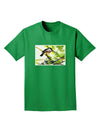 CO Chickadee Watercolor Adult Dark T-Shirt-Mens T-Shirt-TooLoud-Kelly-Green-Small-Davson Sales