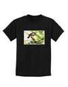 CO Chickadee Watercolor Childrens Dark T-Shirt-Childrens T-Shirt-TooLoud-Black-X-Small-Davson Sales