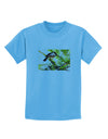 CO Chickadee Watercolor Childrens T-Shirt-Childrens T-Shirt-TooLoud-Aquatic-Blue-X-Small-Davson Sales