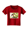 CO Chickadee Watercolor Toddler T-Shirt Dark-Toddler T-Shirt-TooLoud-Red-2T-Davson Sales