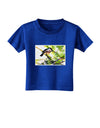 CO Chickadee Watercolor Toddler T-Shirt Dark-Toddler T-Shirt-TooLoud-Royal-Blue-2T-Davson Sales