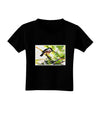 CO Chickadee Watercolor Toddler T-Shirt Dark-Toddler T-Shirt-TooLoud-Black-2T-Davson Sales