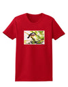 CO Chickadee Watercolor Womens Dark T-Shirt-TooLoud-Red-X-Small-Davson Sales