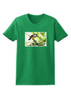 CO Chickadee Watercolor Womens Dark T-Shirt-TooLoud-Kelly-Green-X-Small-Davson Sales