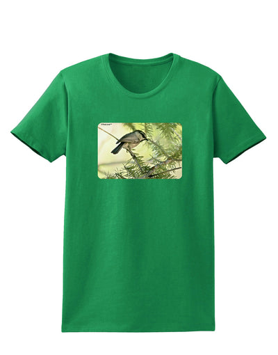 CO Chickadee Womens Dark T-Shirt-TooLoud-Kelly-Green-X-Small-Davson Sales