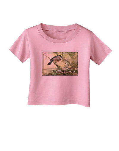 CO Chickadee with Text Infant T-Shirt-Infant T-Shirt-TooLoud-Candy-Pink-06-Months-Davson Sales