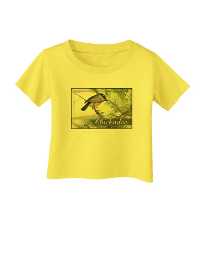 CO Chickadee with Text Infant T-Shirt-Infant T-Shirt-TooLoud-Yellow-06-Months-Davson Sales