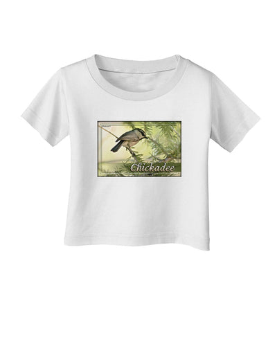 CO Chickadee with Text Infant T-Shirt-Infant T-Shirt-TooLoud-White-06-Months-Davson Sales