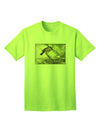 CO Chickadee with Text - Premium Adult T-Shirt Collection-Mens T-shirts-TooLoud-Neon-Green-Small-Davson Sales