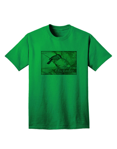 CO Chickadee with Text - Premium Adult T-Shirt Collection-Mens T-shirts-TooLoud-Kelly-Green-Small-Davson Sales