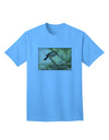 CO Chickadee with Text - Premium Adult T-Shirt Collection-Mens T-shirts-TooLoud-Aquatic-Blue-Small-Davson Sales