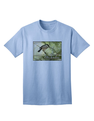 CO Chickadee with Text - Premium Adult T-Shirt Collection-Mens T-shirts-TooLoud-Light-Blue-Small-Davson Sales