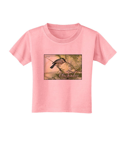 CO Chickadee with Text Toddler T-Shirt-Toddler T-Shirt-TooLoud-Candy-Pink-2T-Davson Sales